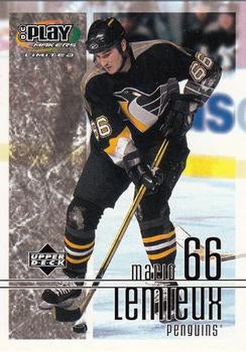 #79 Mario Lemieux - Pittsburgh Penguins - 2001-02 Upper Deck Playmakers Hockey