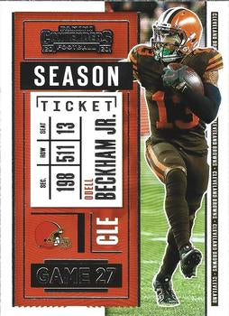 #79 Odell Beckham Jr. - Cleveland Browns - 2020 Panini Contenders Football