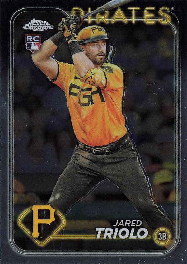 #79 Jared Triolo - Pittsburgh Pirates - 2024 Topps Chrome Baseball