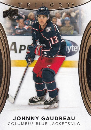 #79 Johnny Gaudreau - Columbus Blue Jackets - 2022-23 Upper Deck Trilogy Hockey