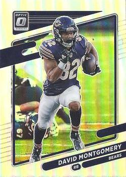 #79 David Montgomery - Chicago Bears - 2021 Donruss Optic - Holo Football