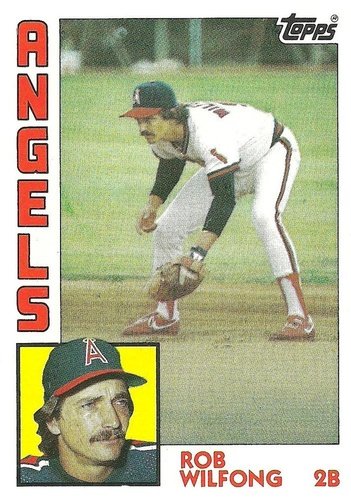 #79 Rob Wilfong - California Angels - 1984 Topps Baseball
