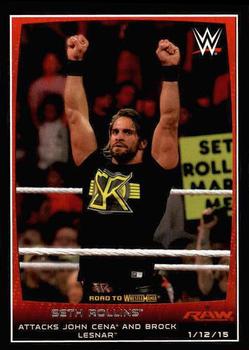#79 Seth Rollins - 2015 Topps WWE Road to Wrestlemania Wrestling