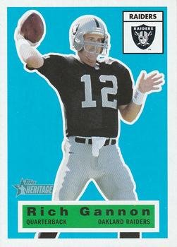 #79 Rich Gannon - Oakland Raiders - 2001 Topps Heritage Football