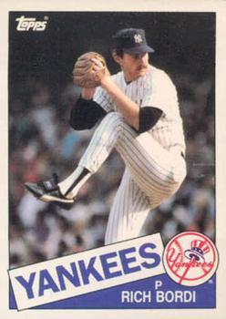 #7T Rich Bordi - New York Yankees - 1985 Topps Traded Baseball