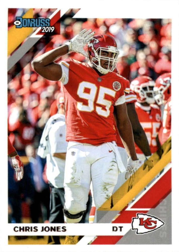 #7 Chris Jones - Kansas City Chiefs - 2019 Donruss Football