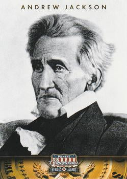#7 Andrew Jackson - 2012 Panini Americana Heroes & Legends