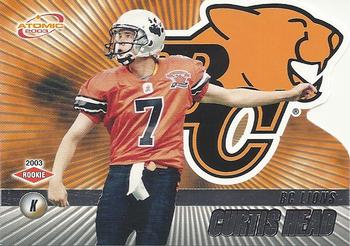#7 Curtis Head - British Columbia Lions - 2003 Pacific Atomic CFL Football