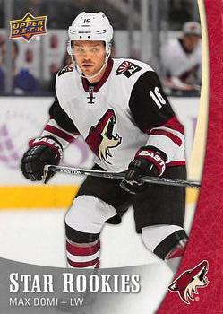 #7 Max Domi - Arizona Coyotes - 2015-16 Upper Deck Star Rookies Hockey