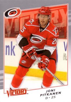 #257 Joni Pitkanen - Carolina Hurricanes - 2008-09 Upper Deck Victory Hockey