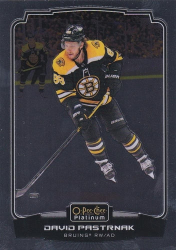 #7 David Pastrnak - Boston Bruins - 2022-23 O-Pee-Chee Platinum Hockey