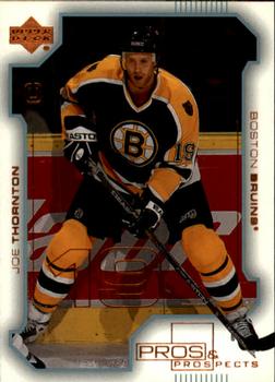 #7 Joe Thornton - Boston Bruins - 2000-01 Upper Deck Pros & Prospects Hockey