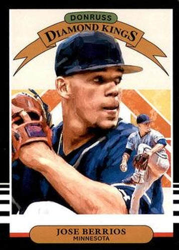 #7 Jose Berrios - Minnesota Twins - 2019 Donruss Baseball
