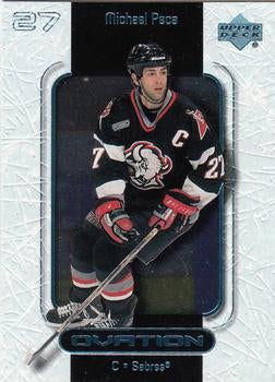 #7 Michael Peca - Buffalo Sabres - 1999-00 Upper Deck Ovation Hockey