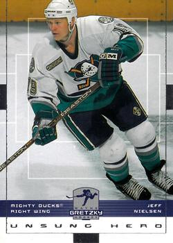 #7 Jeff Nielsen - Anaheim Mighty Ducks - 1999-00 Upper Deck Wayne Gretzky Hockey