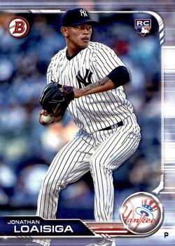 #7 Jonathan Loaisiga - New York Yankees - 2019 Bowman Baseball