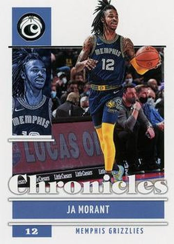 #7 Ja Morant - Memphis Grizzlies - 2021-22 Panini Chronicles Basketball