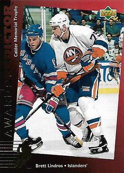 #C7 Brett Lindros - New York Islanders - 1994-95 Upper Deck - Predictors Canadian Gold Exchange Hockey