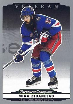 #7 Mika Zibanejad - New York Rangers - 2022-23 Parkhurst Champions - Silver Hockey