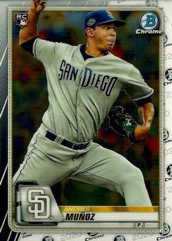 #7 Andres Muñoz - San Diego Padres - 2020 Bowman Chrome Baseball