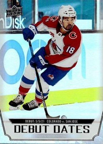 #DD-7 Alex Newhook - Colorado Avalanche - 2022-23 Upper Deck - Debut Dates Hockey