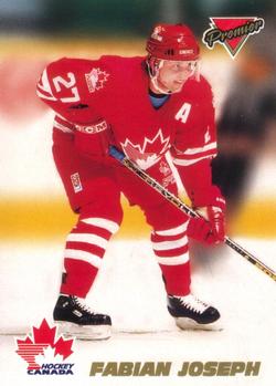 #7 Fabian Joseph - Canada - 1993-94 O-Pee-Chee Premier - Team Canada Hockey