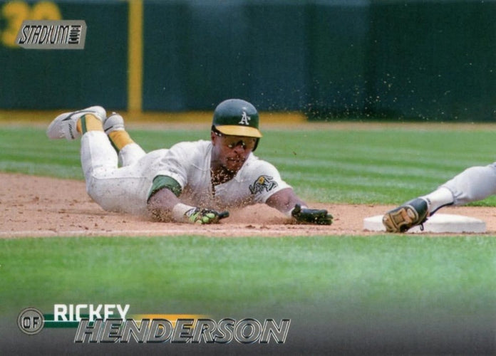 #7 Rickey Henderson - Oakland Athletics - 2023 Stadium Club Baseball