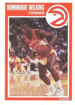 #7 Dominique Wilkins - Atlanta Hawks - 1989-90 Fleer Basketball