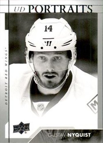 #P-7 Gustav Nyquist - Detroit Red Wings - 2017-18 Upper Deck - UD Portraits Hockey