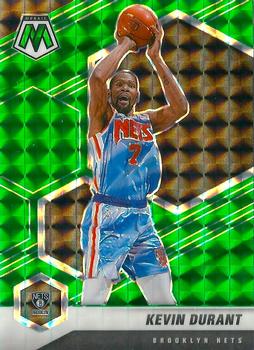 #7 Kevin Durant - Brooklyn Nets - 2020-21 Panini Mosaic - Mosaic Green Basketball