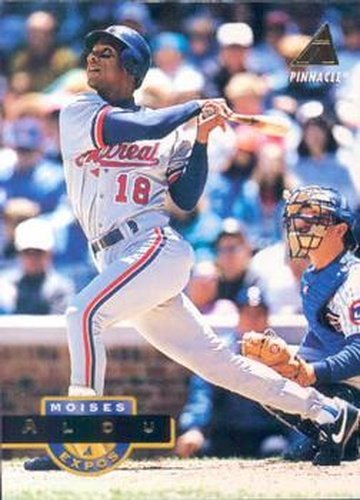 #7 Moises Alou - Montreal Expos - 1994 Pinnacle Baseball