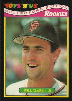 #7 Will Clark - San Francisco Giants - 1987 Topps Toys "R" Us Rookies Baseball