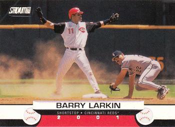 #7 Barry Larkin - Cincinnati Reds - 2001 Stadium Club Baseball