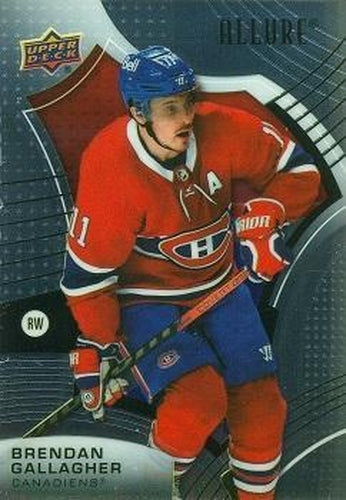 #7 Brendan Gallagher - Montreal Canadiens - 2021-22 Upper Deck Allure Hockey