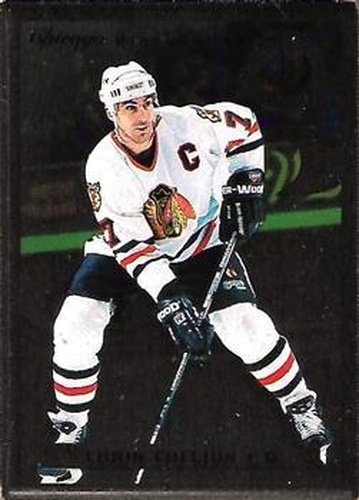 #7 Chris Chelios - Chicago Blackhawks - 1996-97 Leaf Preferred - Steel Hockey