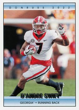 #7 D'Andre Swift - Georgia Bulldogs - 2022 Panini Chronicles Draft Picks - Donruss Retro Football