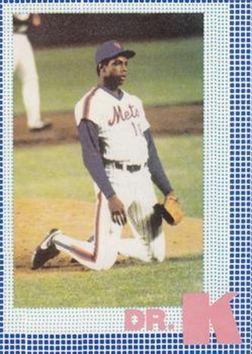 #7 Dwight Gooden - New York Mets - 1985 Renata Galasso Dwight Gooden Dr. K Baseball