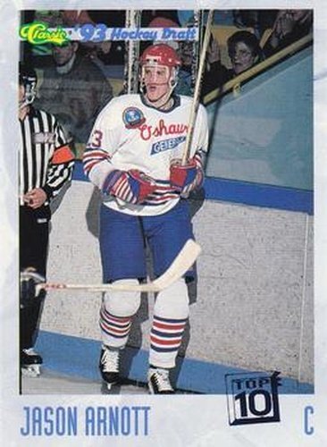 #7 Jason Arnott - Oshawa Generals - 1993 Classic '93 Hockey Draft Hockey