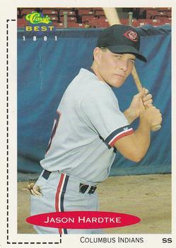 #7 Jason Hardtke - Columbus Indians - 1991 Classic Best Baseball