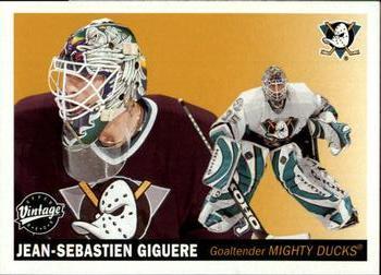 #7 Jean-Sebastien Giguere - Anaheim Mighty Ducks - 2002-03 Upper Deck Vintage Hockey