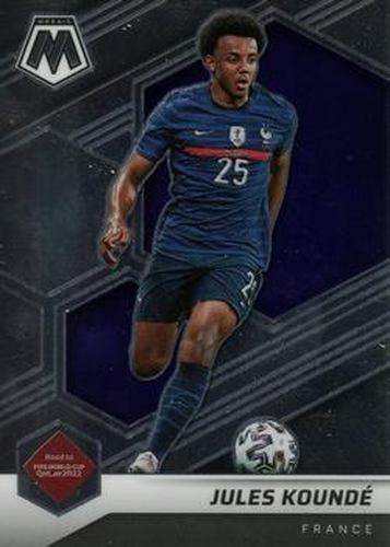 #7 Jules Kounde - France - 2021-22 Panini Mosaic Road to FIFA World Cup Soccer