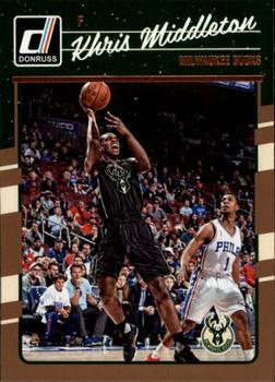 #7 Khris Middleton - Milwaukee Bucks - 2016-17 Donruss Basketball