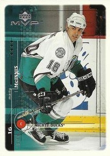 #7 Marty McInnis - Anaheim Mighty Ducks - 1998-99 Upper Deck MVP Hockey