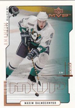 #7 Maxim Balmochnykh - Anaheim Mighty Ducks - 2000-01 Upper Deck MVP Hockey