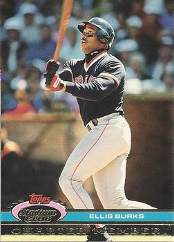 #NNO7a Ellis Burks - Boston Red Sox - 1991 Stadium Club Charter Member