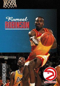 #7 Rumeal Robinson - Atlanta Hawks - 1992-93 SkyBox Basketball