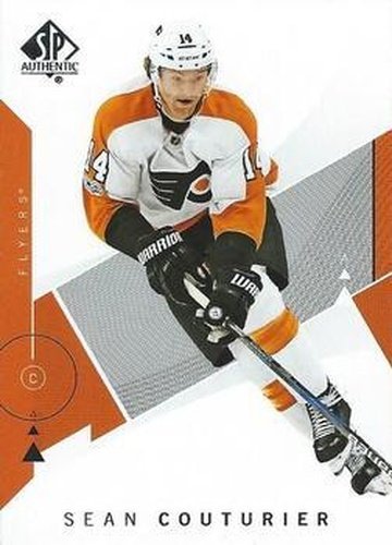 #7 Sean Couturier - Philadelphia Flyers - 2018-19 SP Authentic Hockey