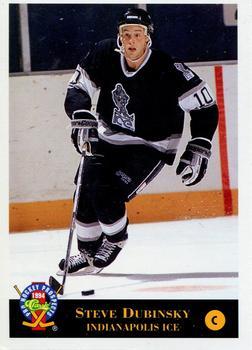 #7 Steve Dubinsky - Indianapolis Ice - 1994 Classic Pro Hockey Prospects Hockey
