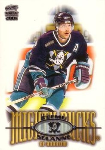 #7 Teemu Selanne - Anaheim Mighty Ducks - 2000-01 Pacific Paramount Hockey