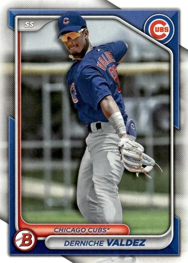 #BP-7 Derniche Valdez - Chicago Cubs - 2024 Bowman - Prospects Baseball